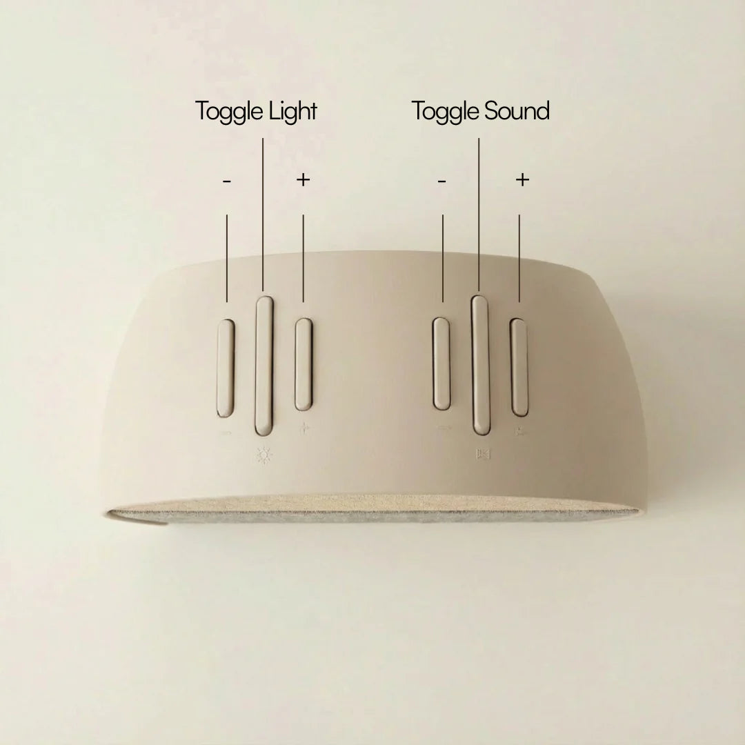 SOLACE | WAKE - Bluetooth® Fabric Sunrise Alarm Clock