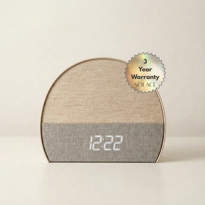 SOLACE | WAKE - Bluetooth® Fabric Sunrise Alarm Clock